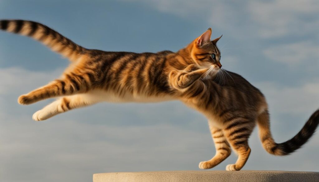 Cats using torque to move
