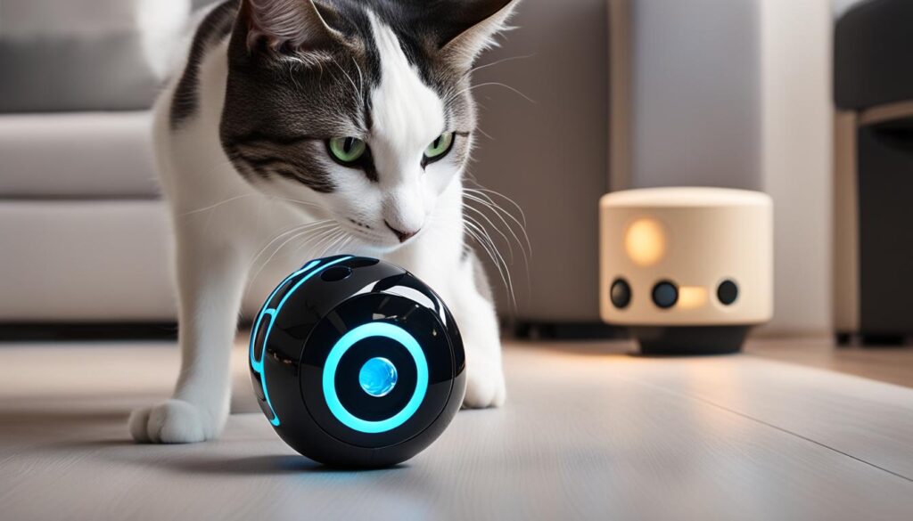 AI pet toys influence on cats