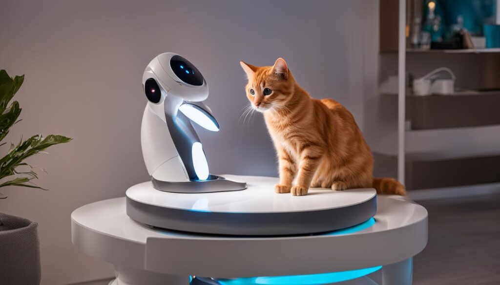 Interactive Pet Robots and Cats