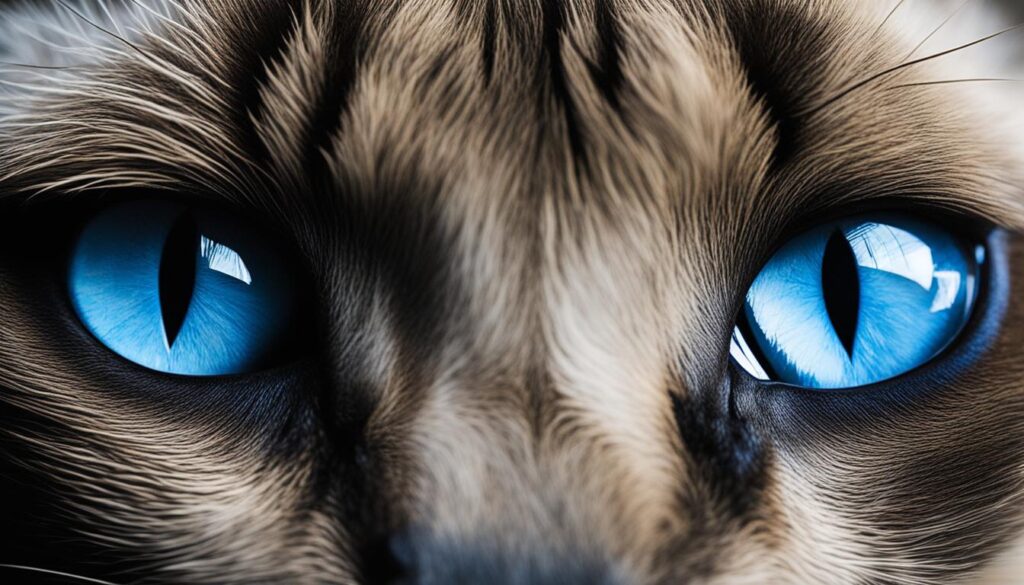 Siamese cat eye color genetics