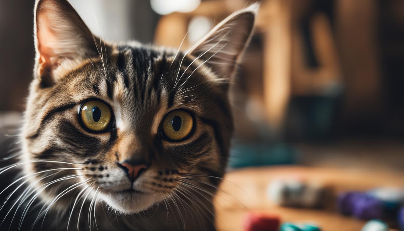 Stress and anxiety signs in cats
