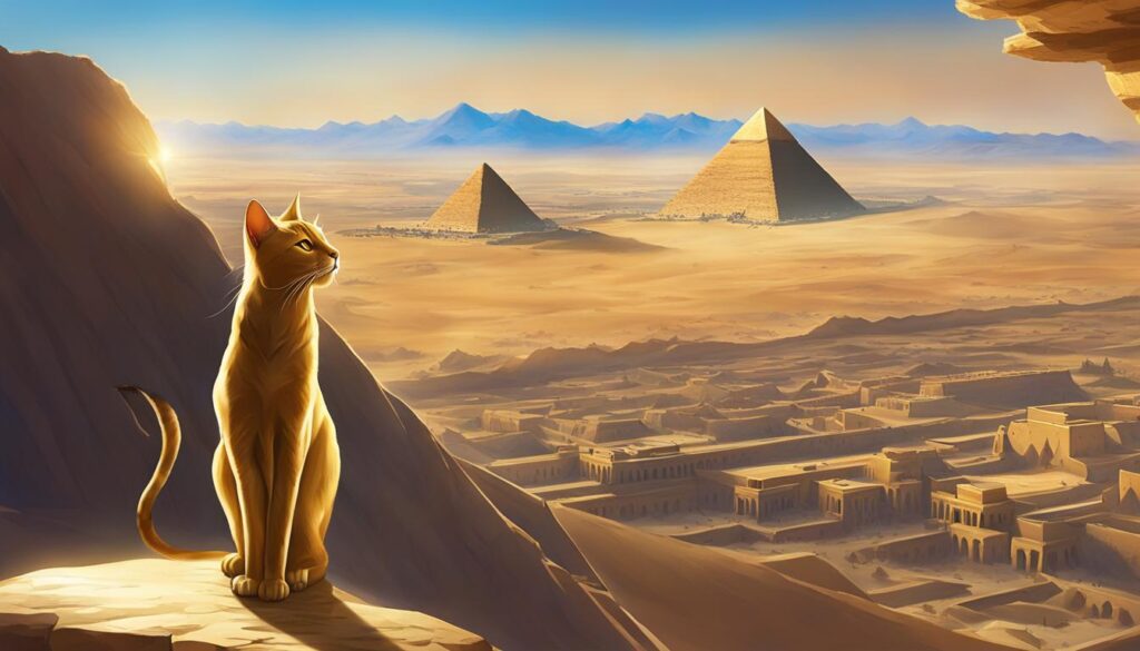 ancient Egyptian cat
