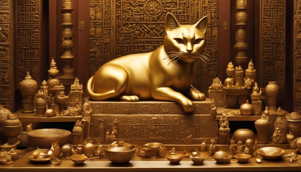 ancient Egyptian cat artifacts