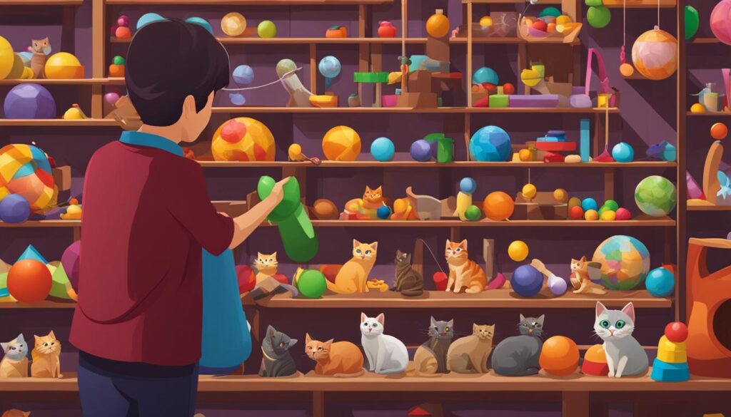 buying toys for cats