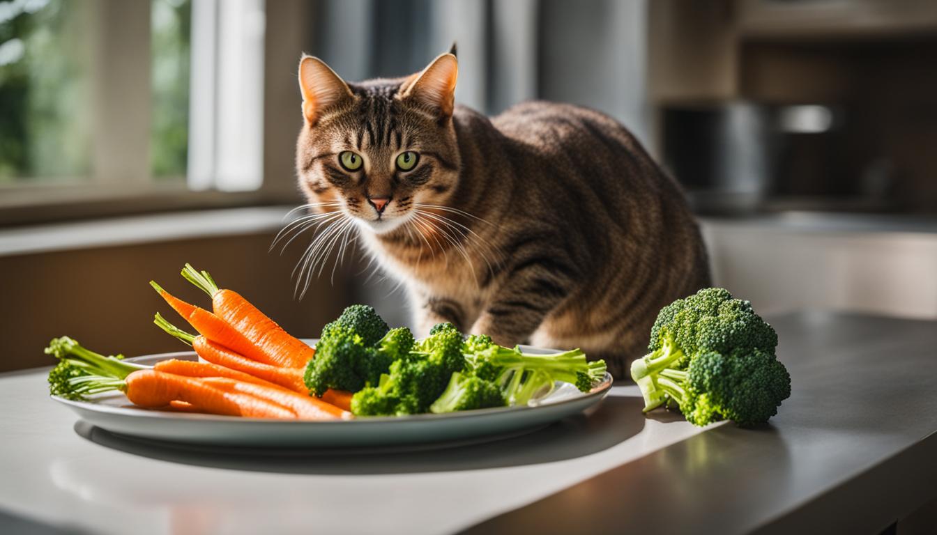 can cats eat carrots broccoli