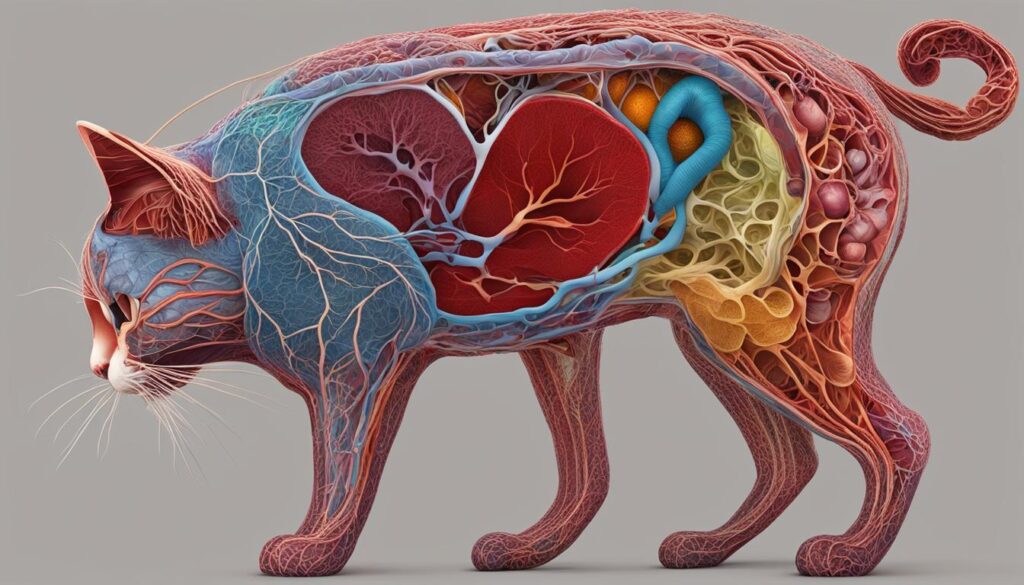 cat internal organs