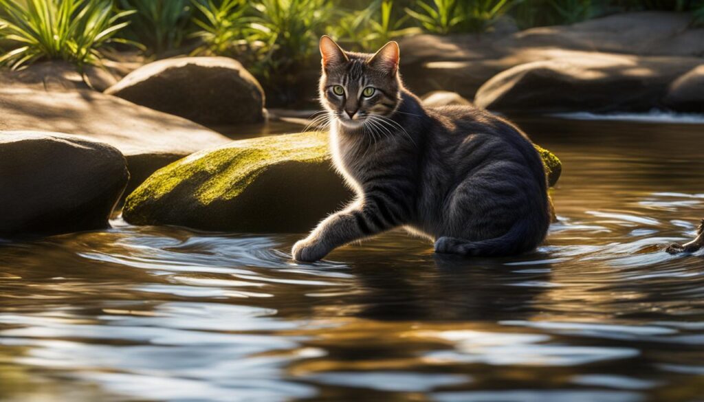 cats' natural water instincts