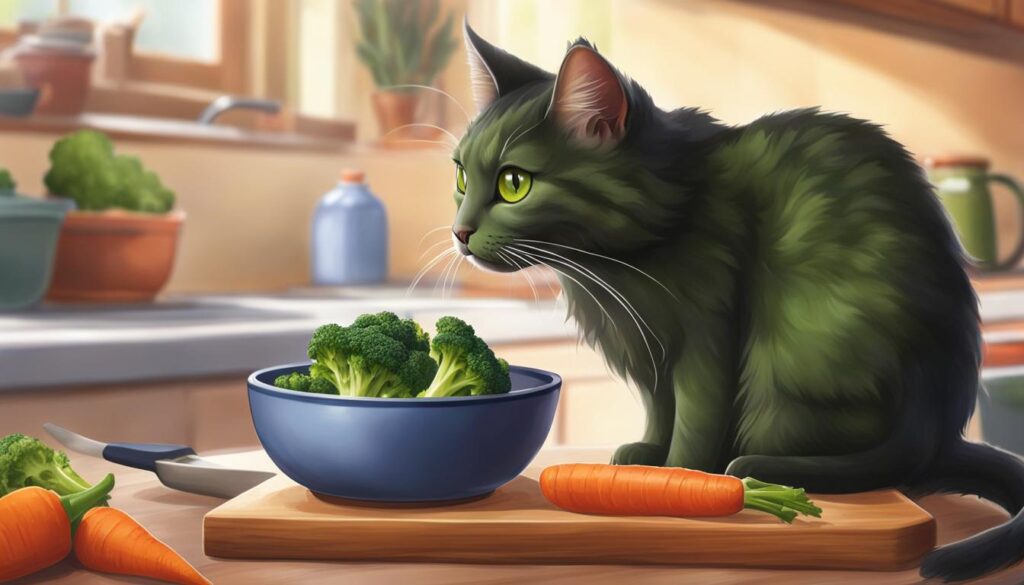 how to prepare broccoli for cats