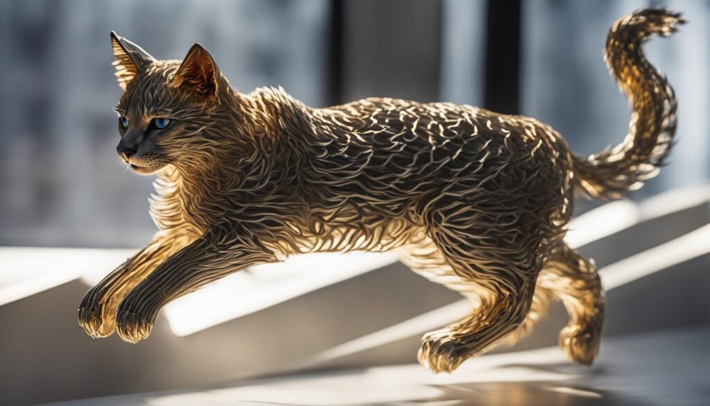 3D printed cat prosthetic