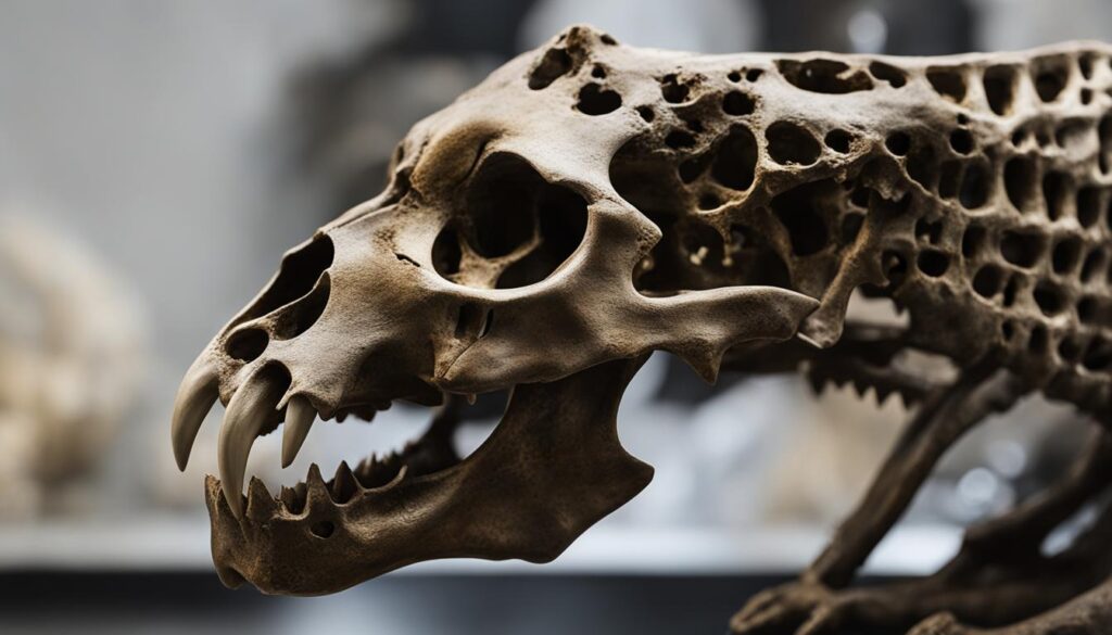 Panthera blytheae fossil skull