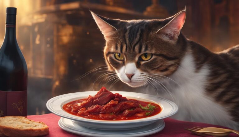 can cats eat alcohol-cooked foods