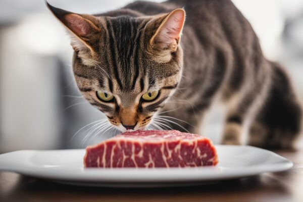 can cats eat beef