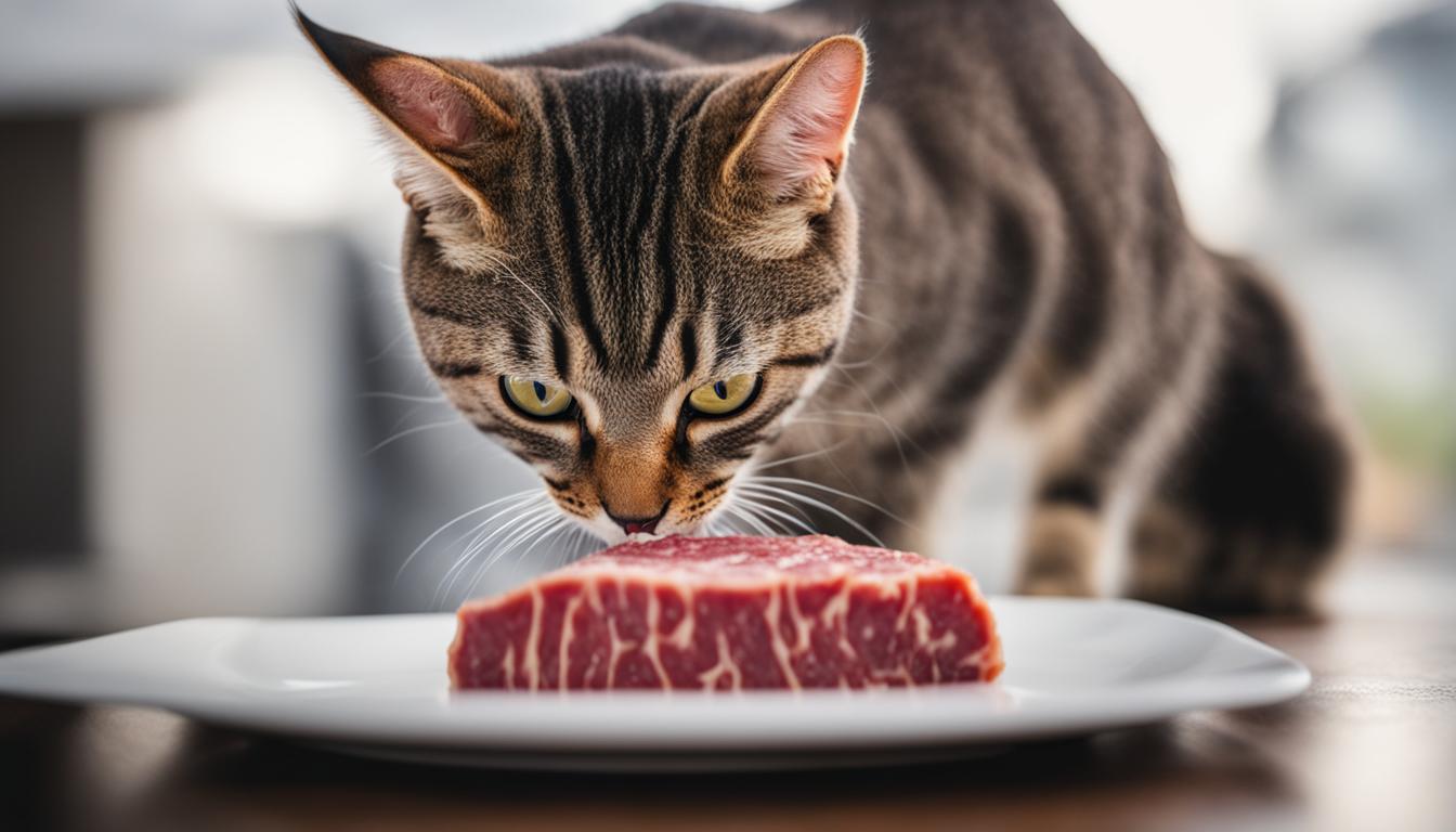 can cats eat beef