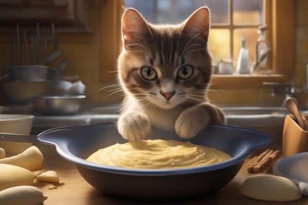 can cats eat raw dough