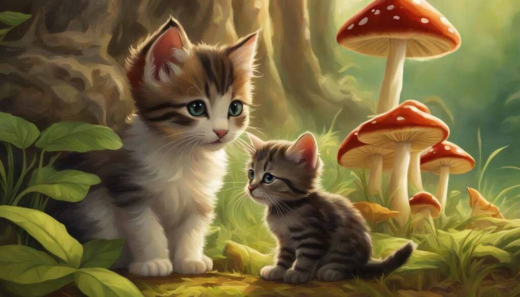 can kittens eat mushrooms