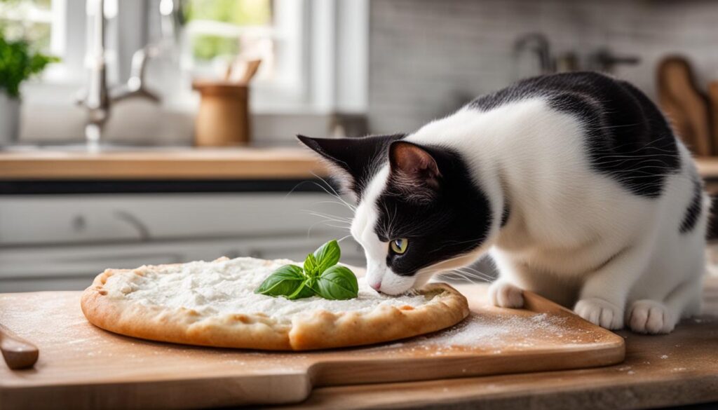 cat and pizza dough