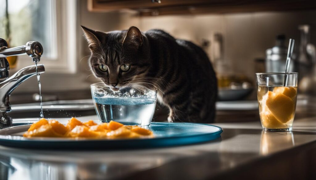 encouraging finicky cats to drink water