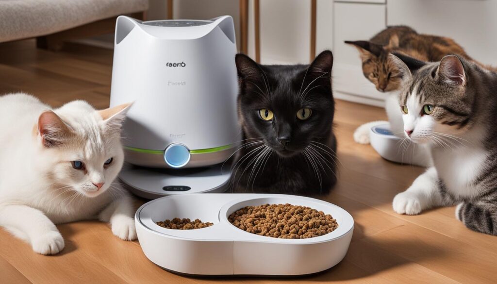 multi-cat smart feeders