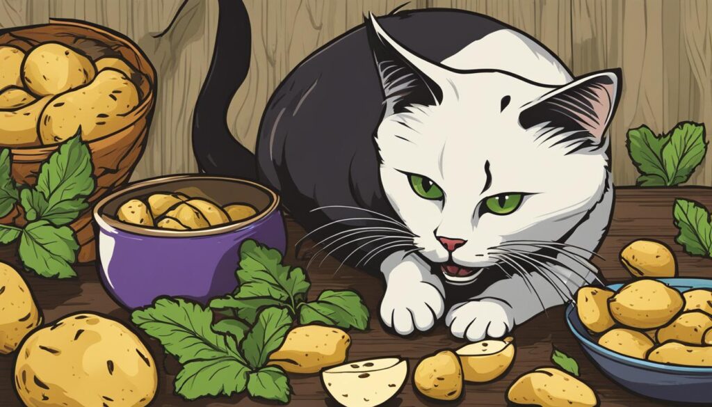 nutritional value of potatoes for cats
