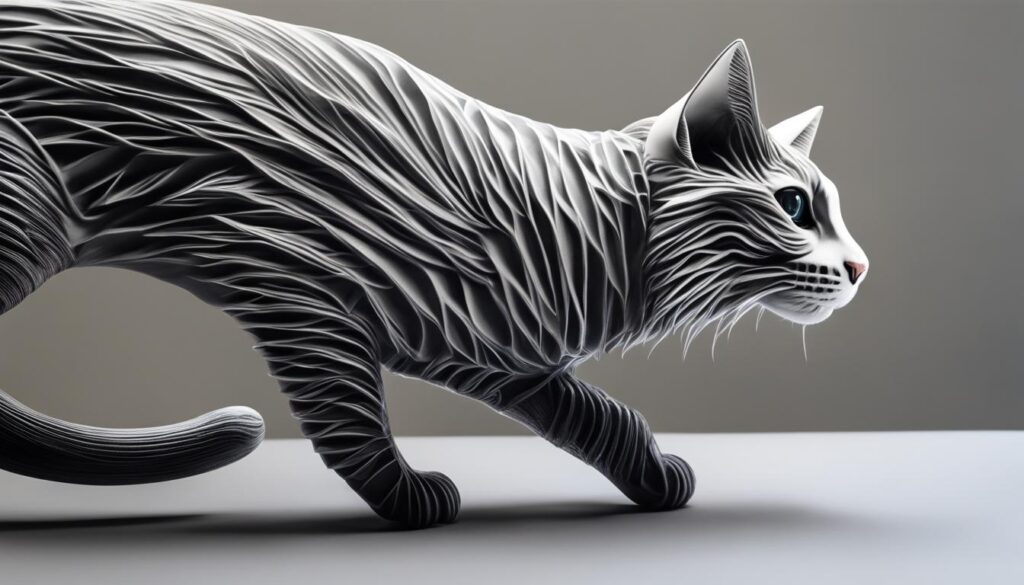 personalized 3D printed cat limbs