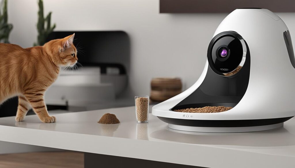 smart cat feeder with camera
