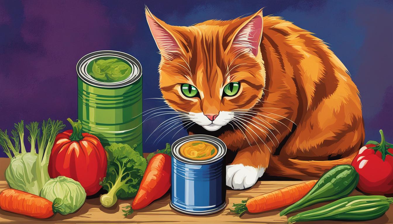 can cats eat canned vegetables