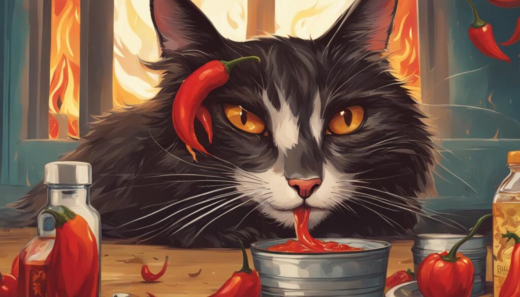 cats and hot sauce