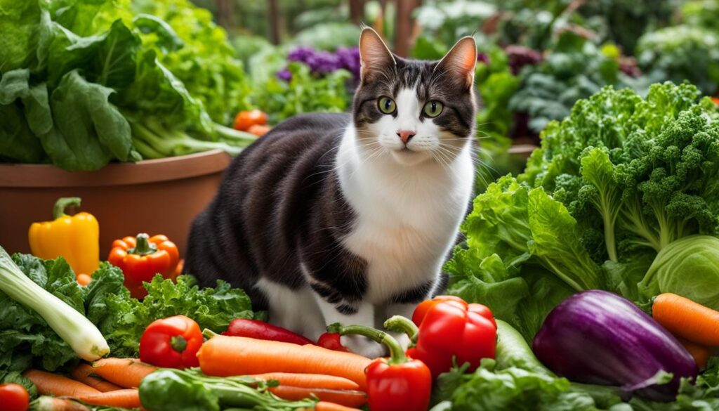 safe vegetables for cats