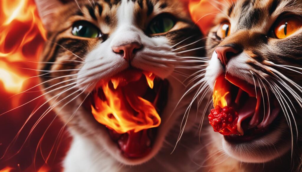 spicy food toxicity in cats